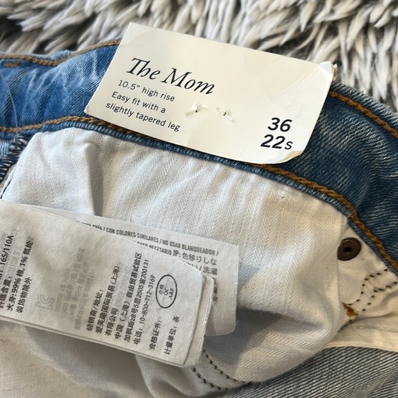 Abercrombie Fitch The Mom High Rise Jeans NWT 36 22s - Picture 6 of 9
